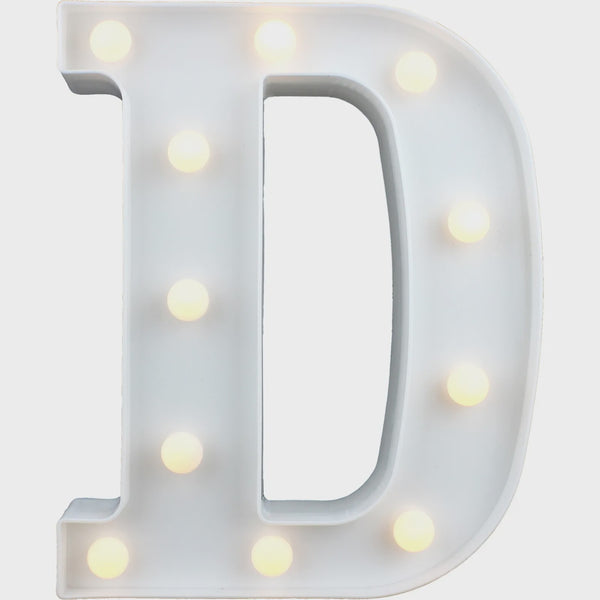 LED LETTER LIGHT D